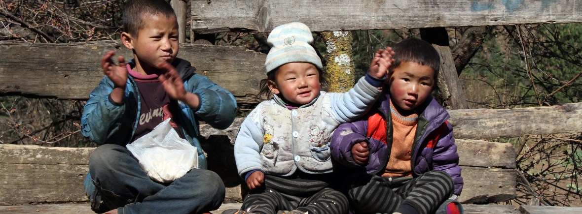 Kinder von Nepal